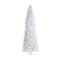 10ft. Pre-Lit Slim White Artificial Christmas Tree, Warm White LED Lights